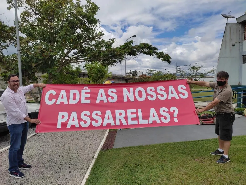 Protesto BR-470 Gaspar