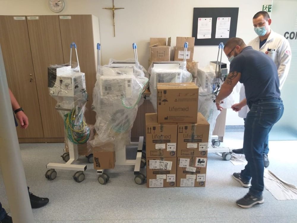 Covid-19: Hospital Regional de Rio do Sul recebe novos respiradores e monitores