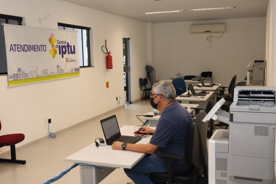 Central do IPTU de Blumenau encerrou as atividades nesta sexta-feira