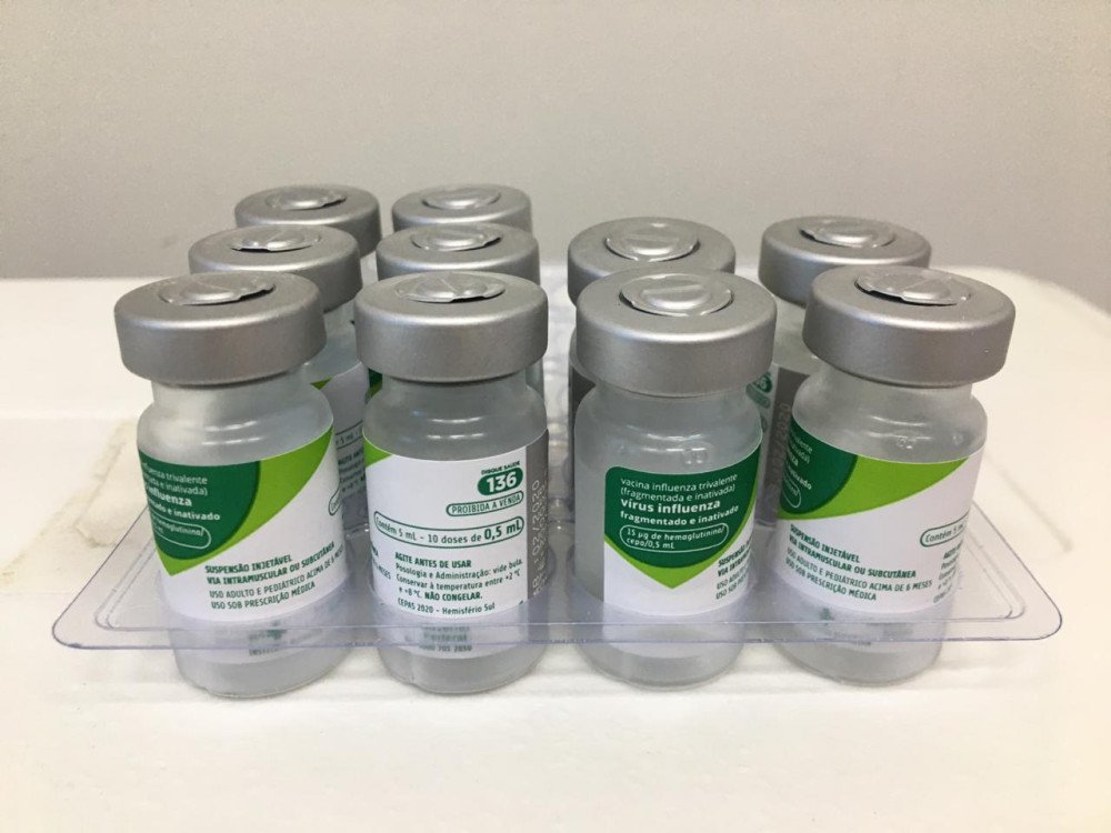 Aberto agendamento para vacinação de trabalhadores da saúde contra Influenza