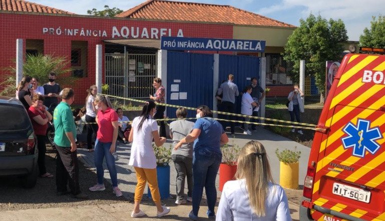 Autor das mortes em creche de Saudades é autuado em flagrante