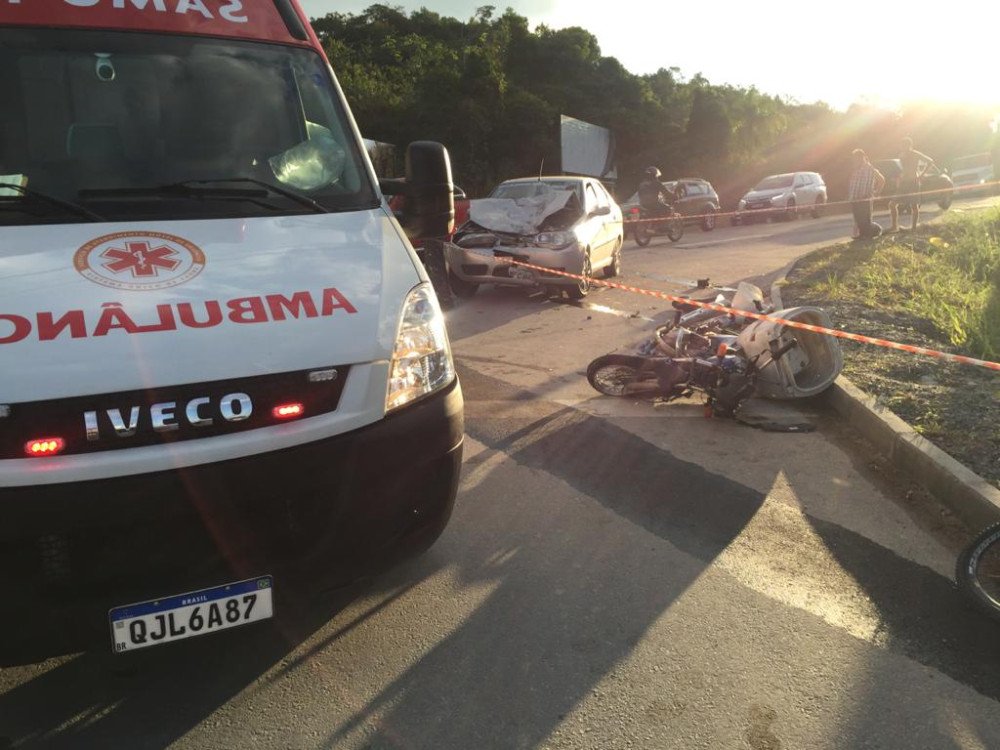 Motociclista de Blumenau morre em acidente de trânsito na SC-108