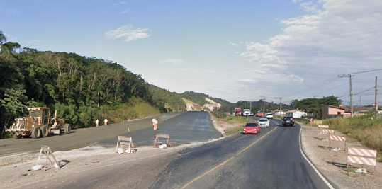Dnit alerta para interrupção total na BR-470, em Gaspar, nesta quinta-feira