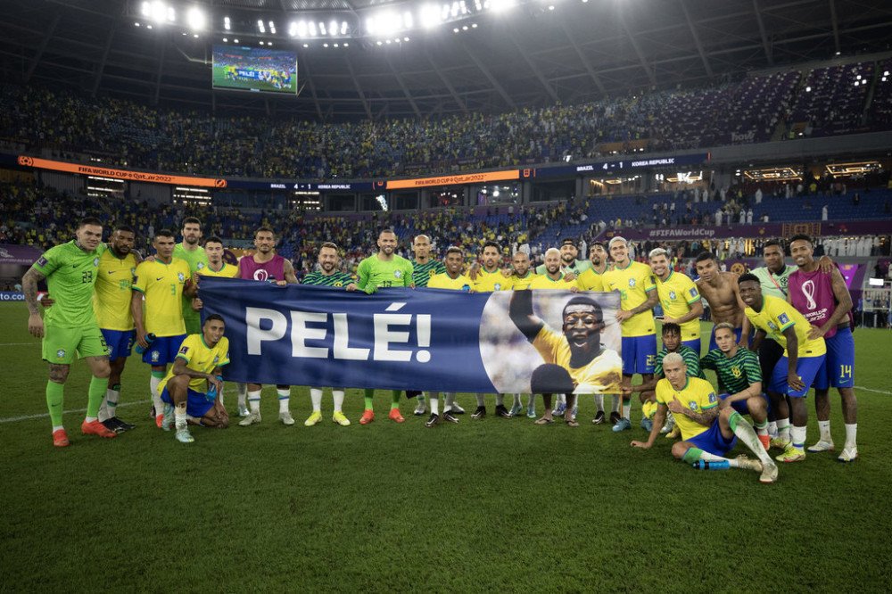 Pelé é lembrado no jogo que garantiu a seleção brasileira as quartas de final