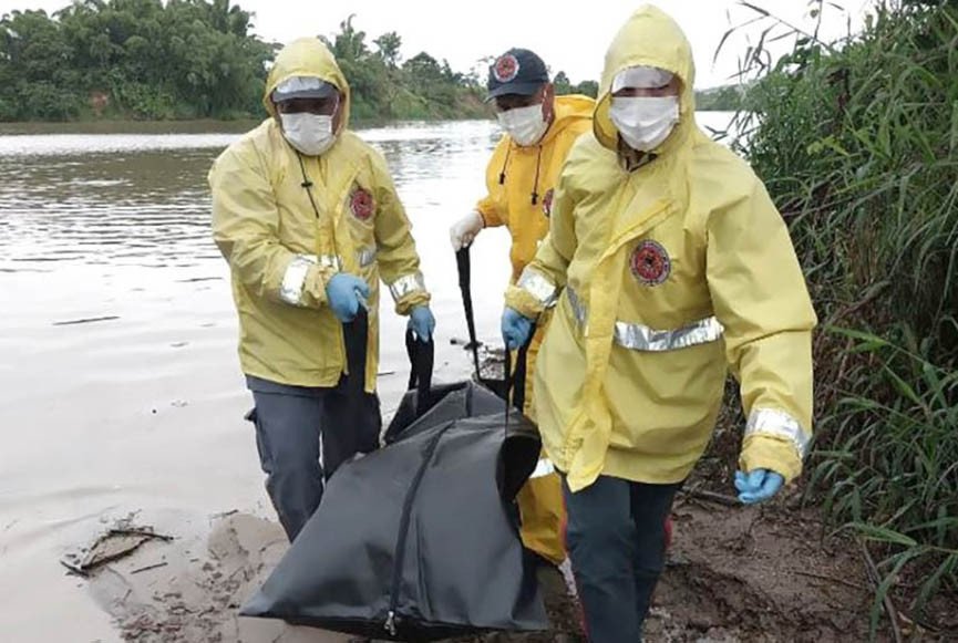 Pescadores encontram corpo de homem boiando no rio Itajaí-Açu, em Gaspar