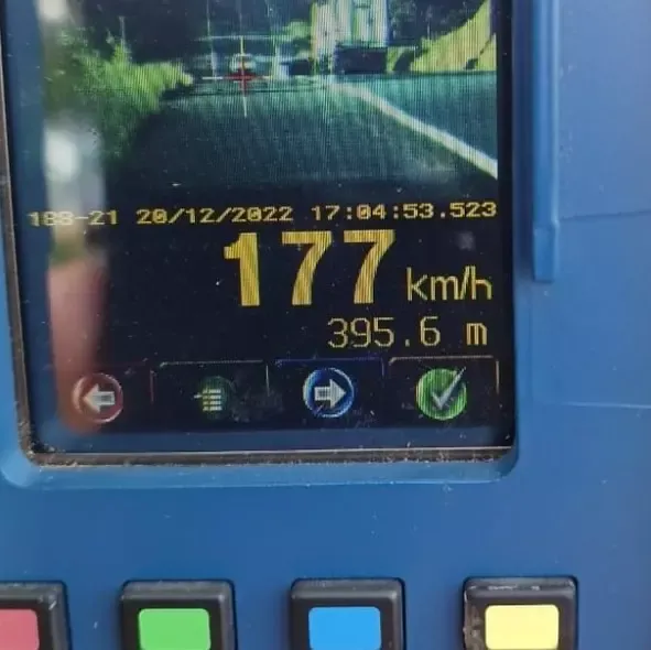 Motorista é flagrado dirigindo a 177 km/h no Alto Vale