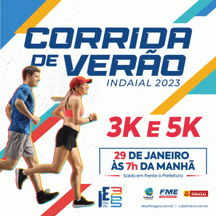 Abertas as inscrições para a corrida de verão em Indaial