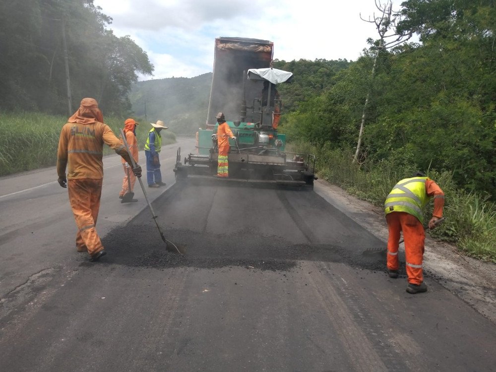 Trecho da BR-470 em Blumenau está em sistema de 