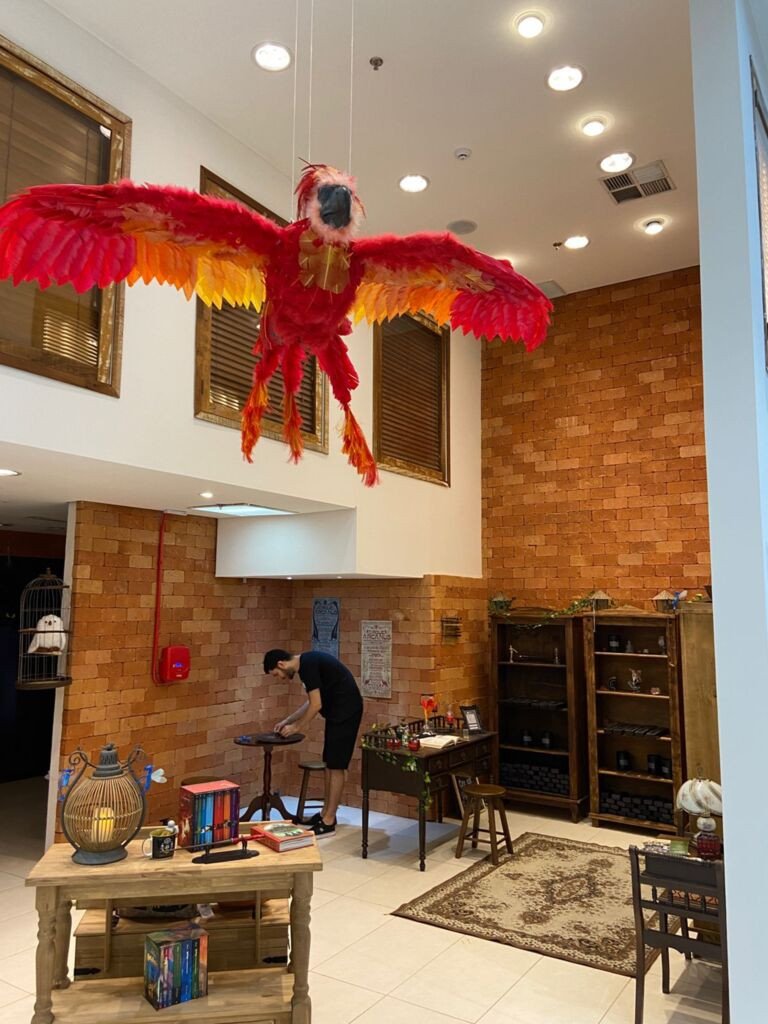 Magia: Exposição sobre Harry Potter está disponível até fim de março no Norte Shopping em Blumenau