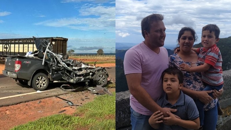 Família do Alto Vale morre em grave acidente de trânsito no MS