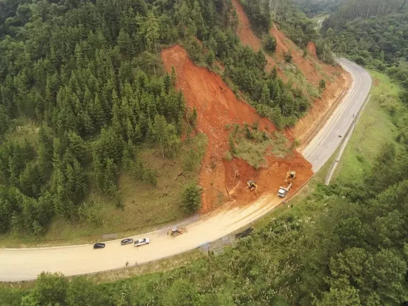 Serra de Corupá liberada para veículos leves