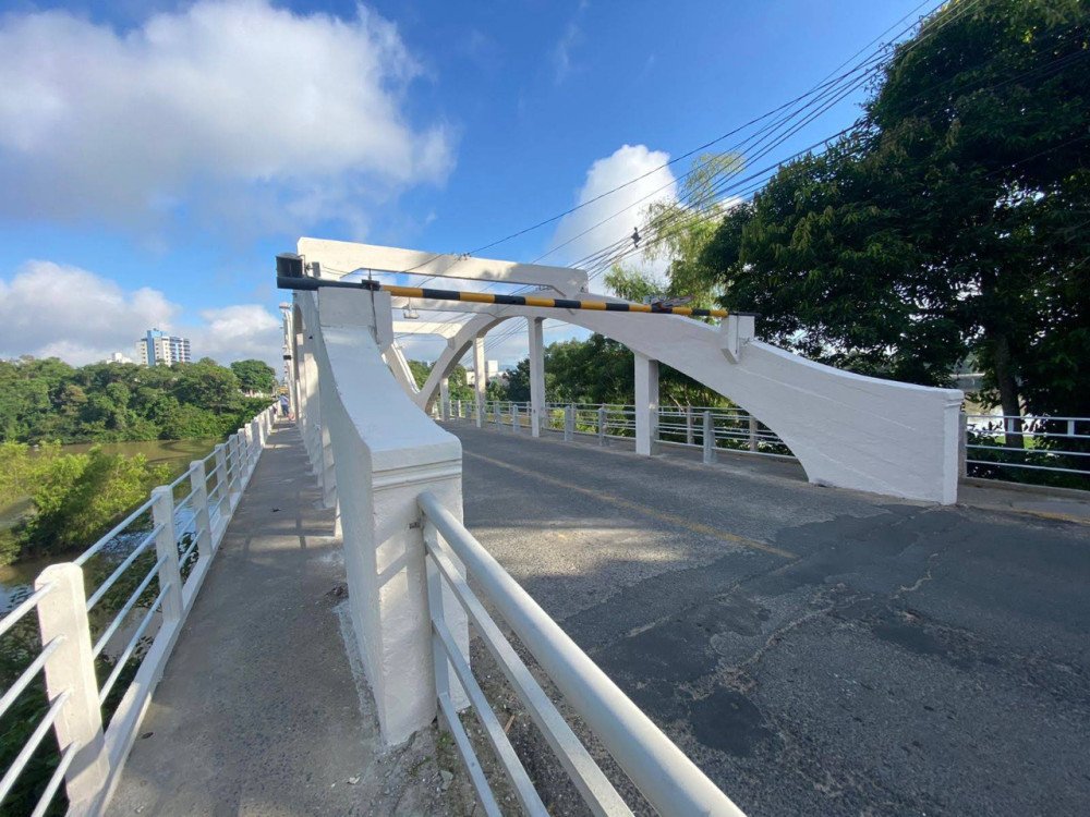 Ponte dos Arcos ficará fechada durante o fim de semana para manutenção em Indaial
