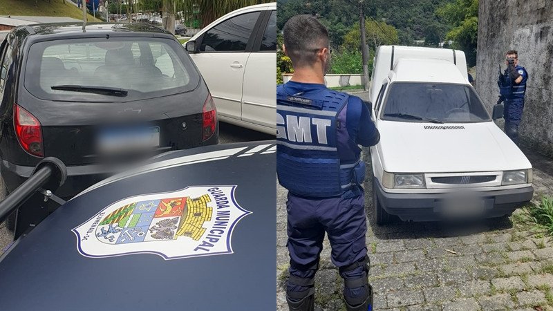 GMT recupera dois carros furtados em intervalo de três horas em Blumenau