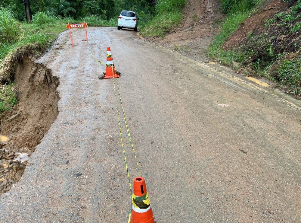 Defesa Civil de Timbó emite alerta “elevado” para risco de deslizamento de terra
