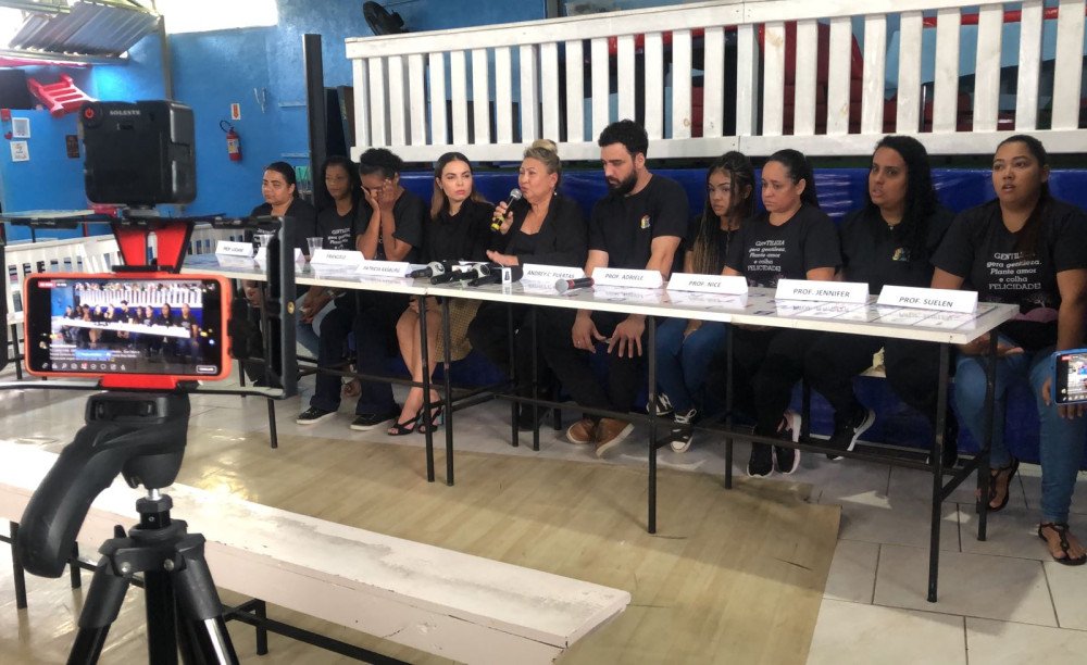 Creche Cantinho Bom Pastor faz entrevista coletiva
