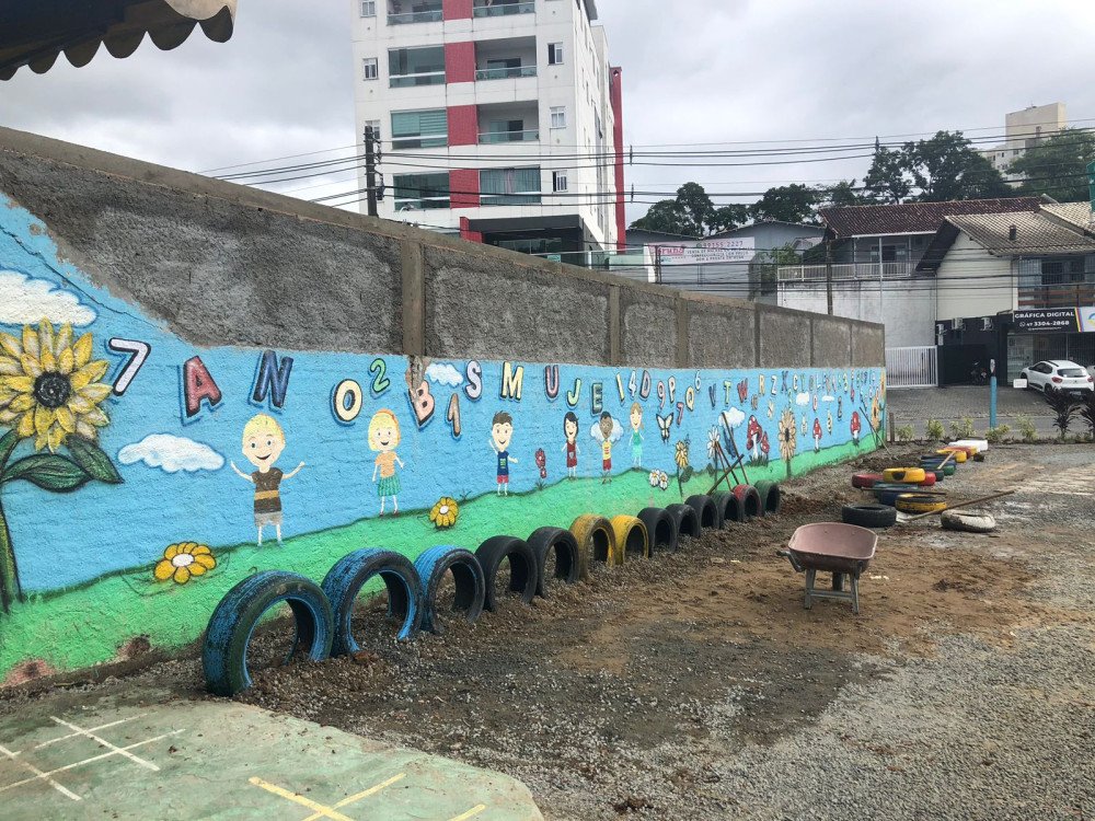 Quase tudo pronto para o retorno das aulas no Cantinho Bom Pastor em Blumenau