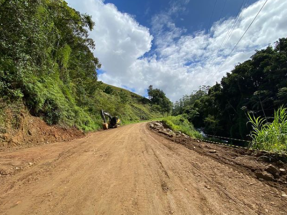 Estrada Geral da Mulde, em Timbó, tem trânsito liberado