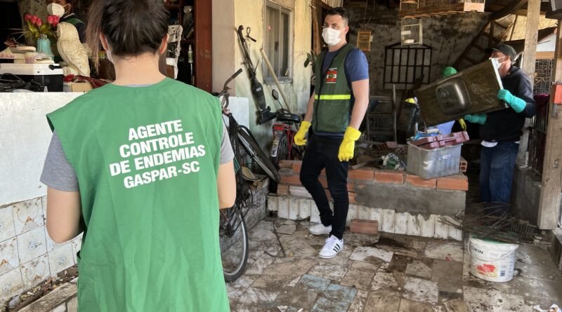 Gaspar confirma 50 casos de Dengue e um caso de Chikungunya; mais de 500 focos já foram encontrados na cidade