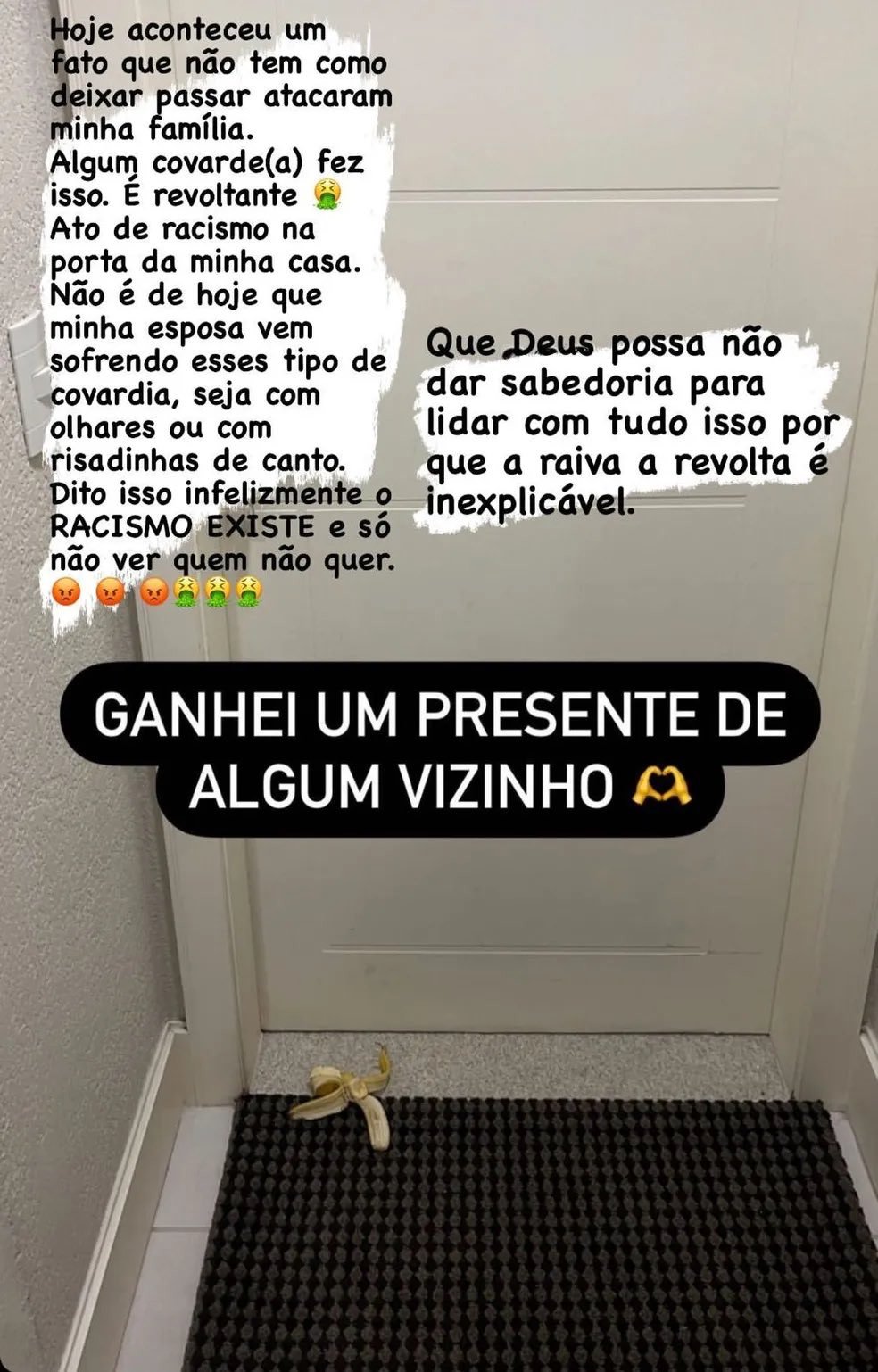 Jogador do Avaí encontra banana na porta de casa e acusa racismo em Florianópolis