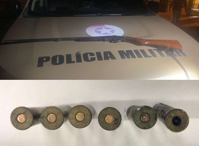 Espingarda é apreendida com idoso que disparou contra casa de vizinho em Gaspar