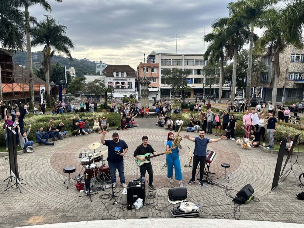 Segunda apresentação do projeto 'Jazz na Rua' será neste domingo em Blumenau