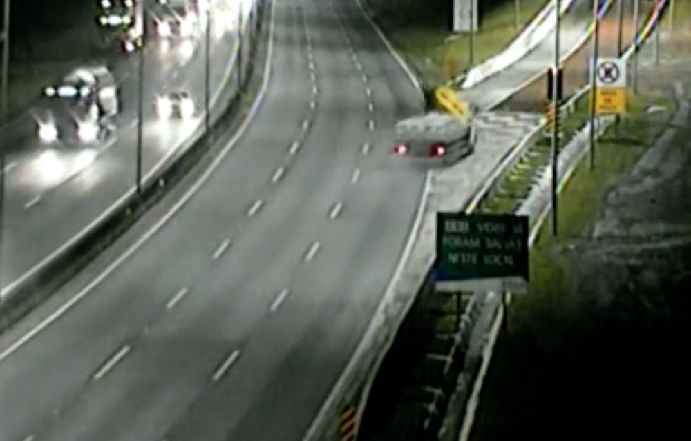 Caminhão fica sem freios e motorista evita acidente na BR-376 entre PR e SC; veja o vídeo