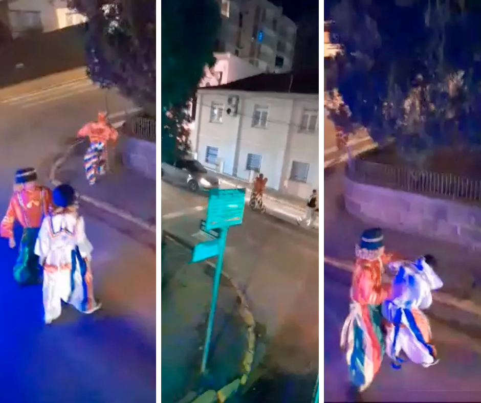 ‘Patati e Patatá’ brigam durante passeio de carreta em cidade do Alto Vale; veja o vídeo