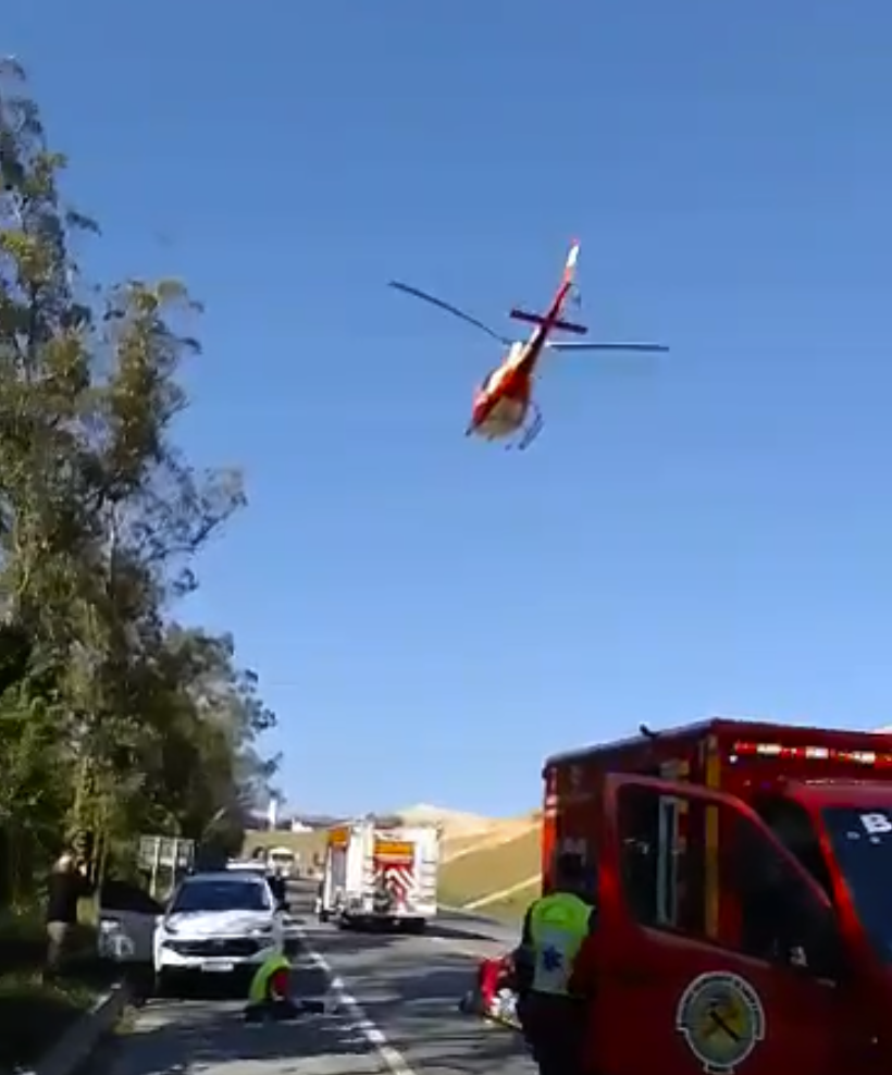 Vídeo: Homem é atropelado na BR-470 em Ibirama nesta quinta-feira