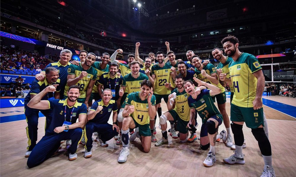 Vôlei: classificado, Brasil bate China no término da fase preliminar da Liga