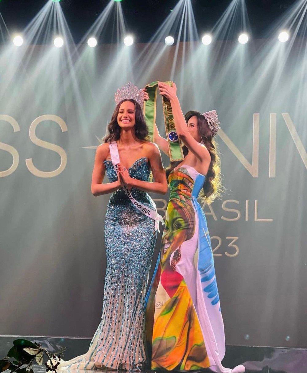 Rio Grande do Sul leva a coroa do Miss Universo Brasil; Maria Brechane foi coroada neste sábado