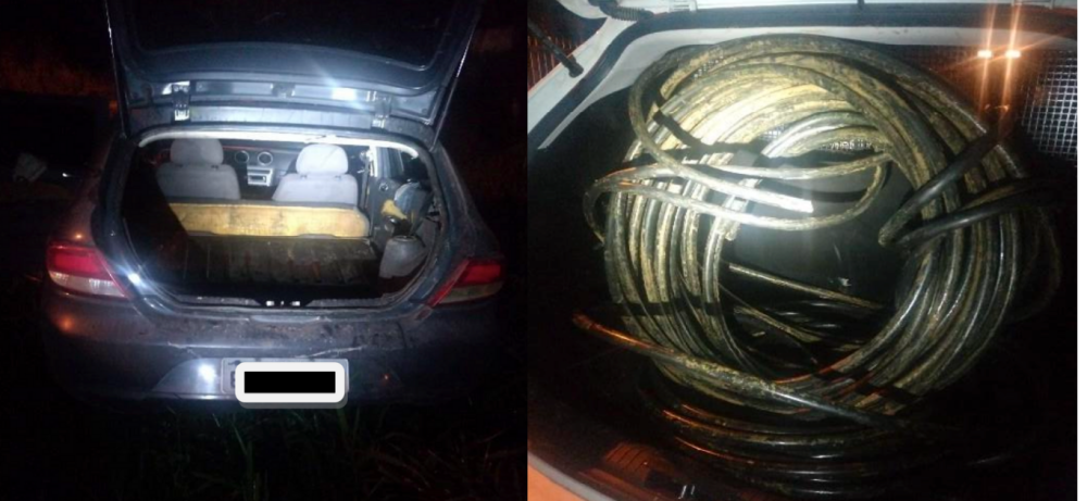 Furto de fiação elétrica em Blumenau mobiliza Polícia Militar durante a madrugada