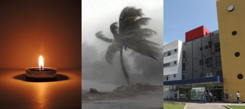 Vídeo: Ventania atinge Florianópolis e deixa UPA sem energia e bairros no escuro
