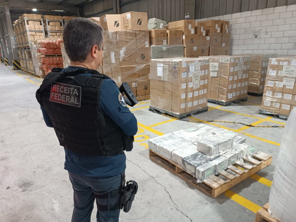Mais de 760 quilos de cocaína são encontrados no Porto de Navegantes