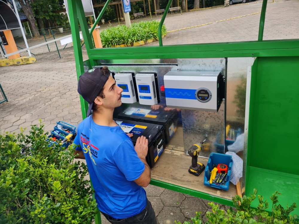 Bicicletário sustentável será instalado na próxima semana em Rio do Sul