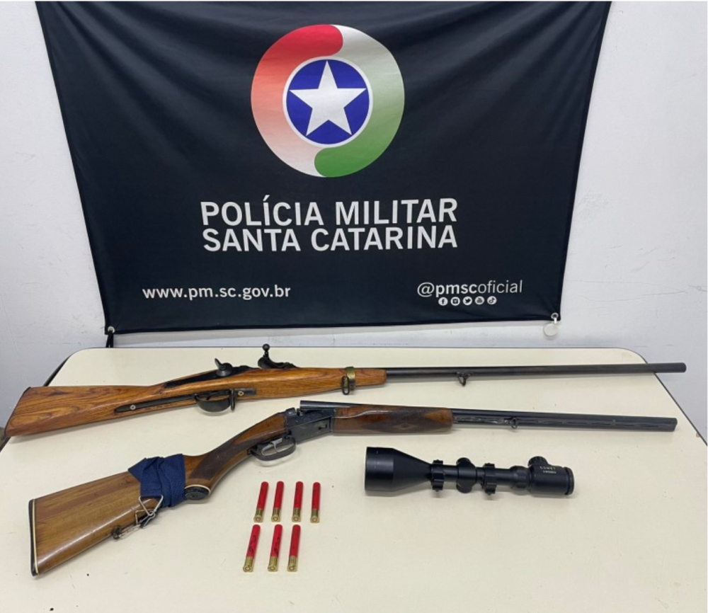 Homem é preso após disparos de arma de fogo em Blumenau