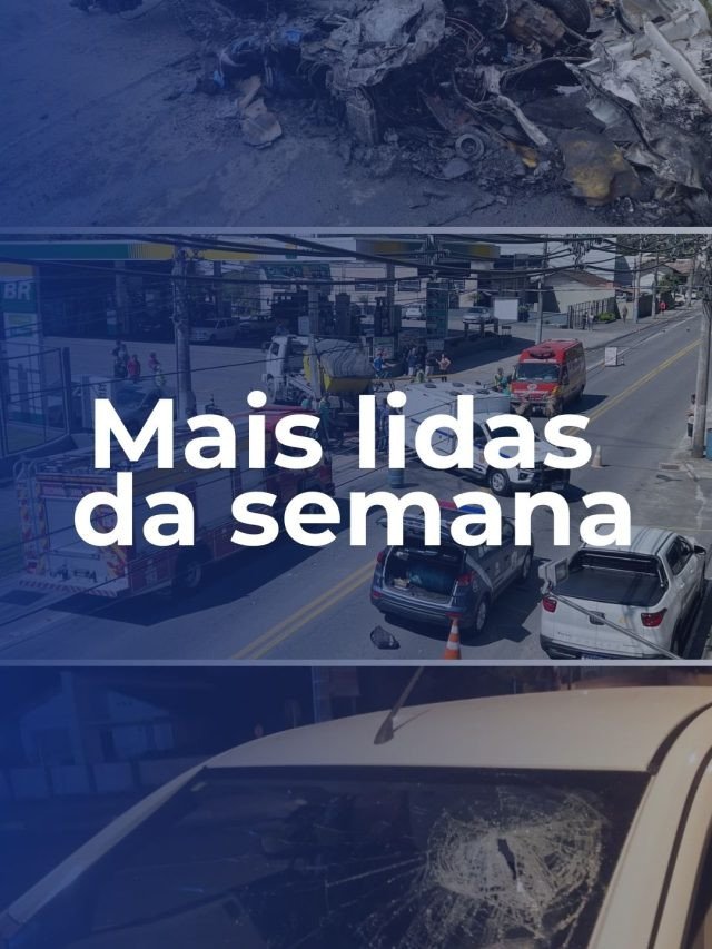 Mais lidas: acidente na BR-470, homem preso em flagrante e outros assuntos