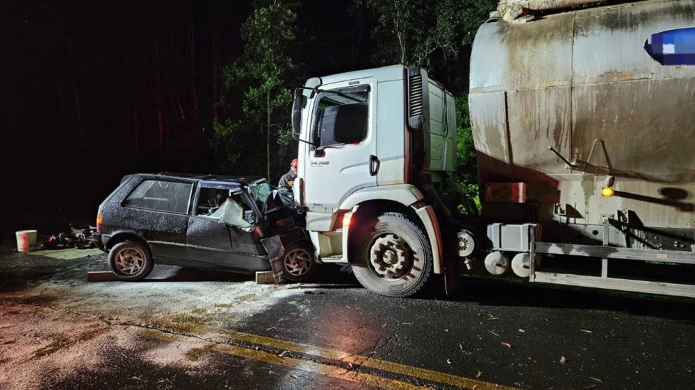 Homem morre em acidente na BR-470 em Pouso Redondo