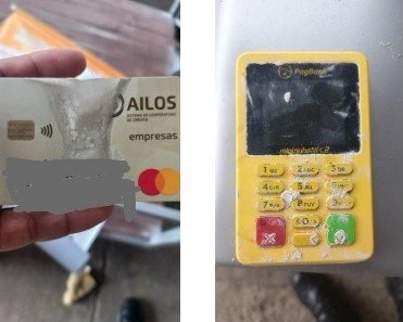 Jovem furta cartão de crédito, gasta mais de R$ 700 e esconde crime dentro de saco de cimento em Indaial