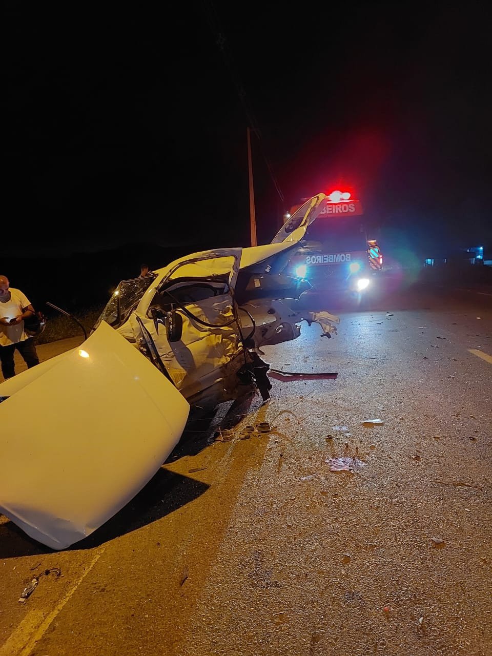 Homem morre em grave acidente de trânsito em Navegantes