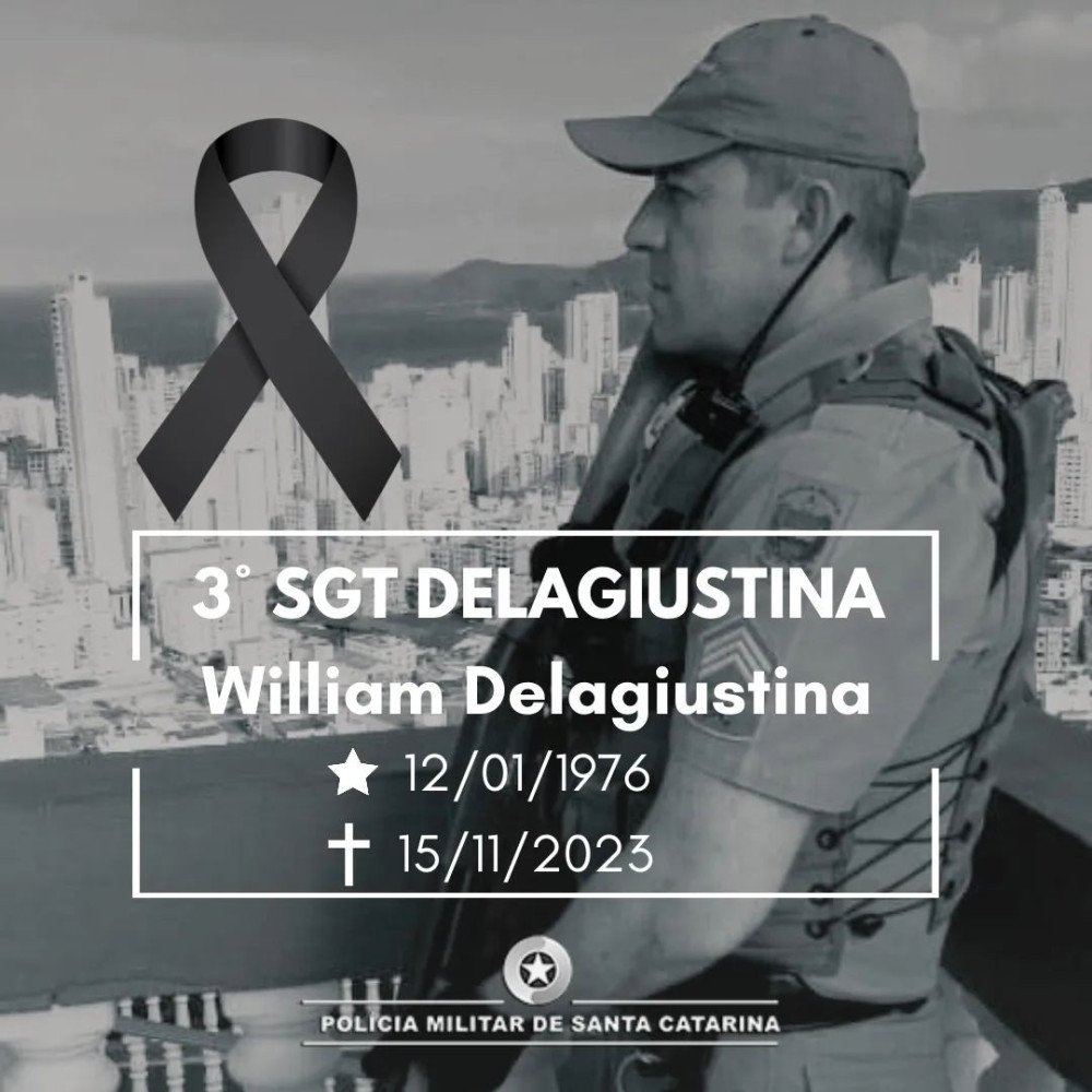 3º Sargento da Polícia Militar de Blumenau morre aos 47 anos