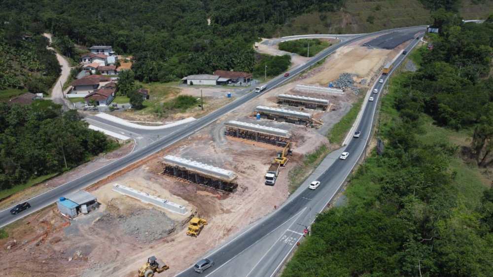 Trecho da BR-470, em Gaspar, ficará em sistema 
