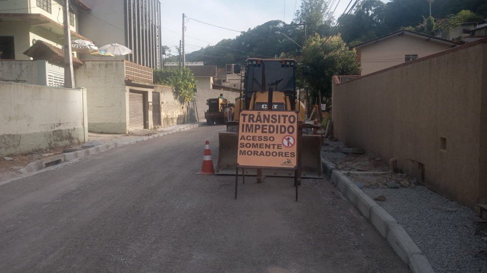 Trecho da Rua Araranguá receberá etapa de pavimentação no sábado