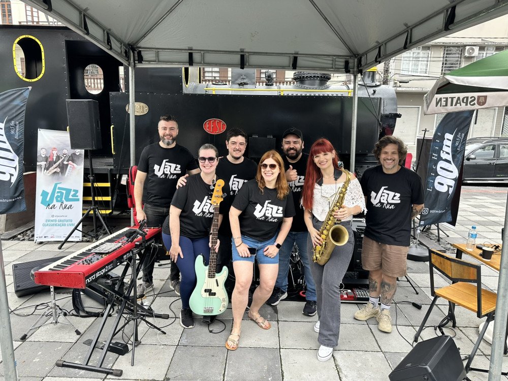 Projeto Jazz na Rua fará nova apresentação no Centro de Blumenau