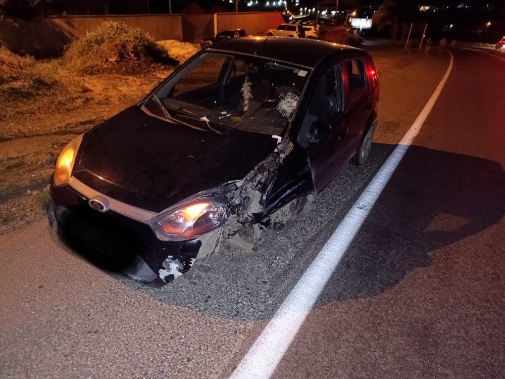 Motociclista fica gravemente ferido em batida com carro na BR-470 em Pouso Redondo