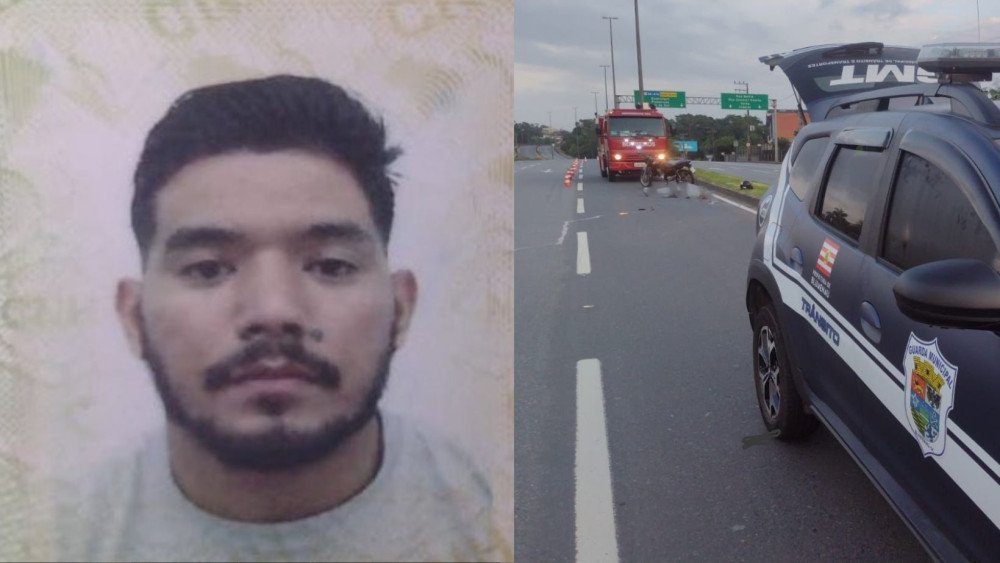 Identificado motociclista que morreu após bater contra canteiro central em Blumenau