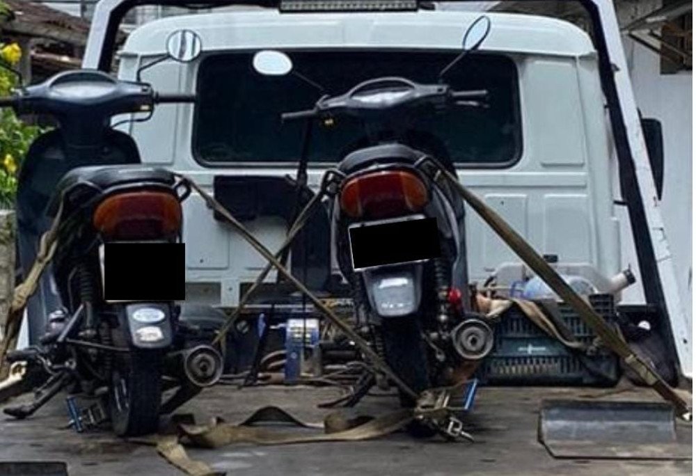 Motocicletas furtadas são recuperadas e autor é preso em Brusque
