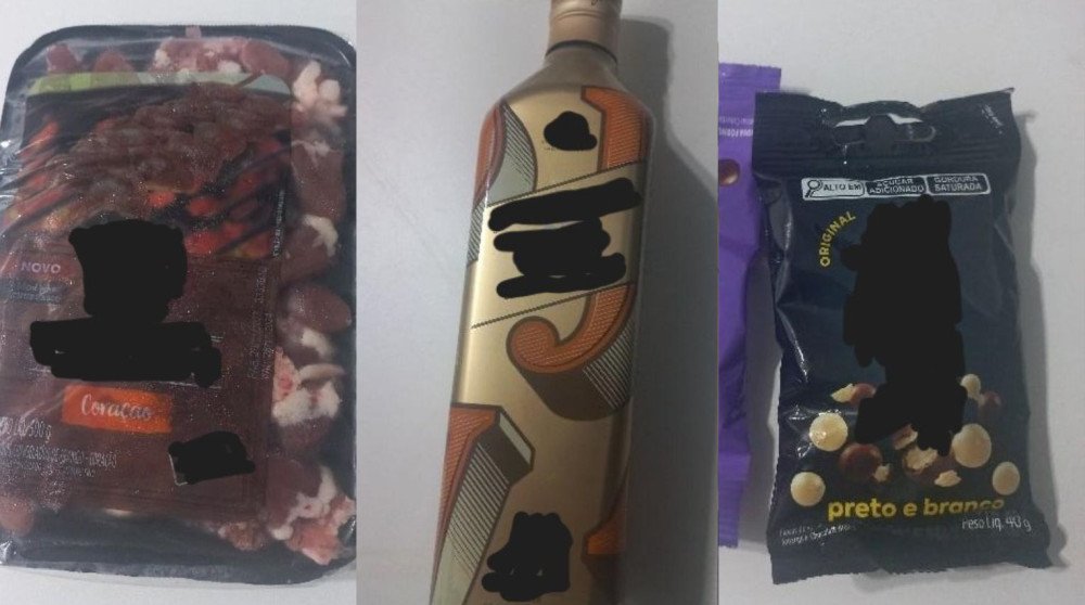 Carne, bebida e chocolates: homem é preso ao tentar furtar mercado de Itajaí