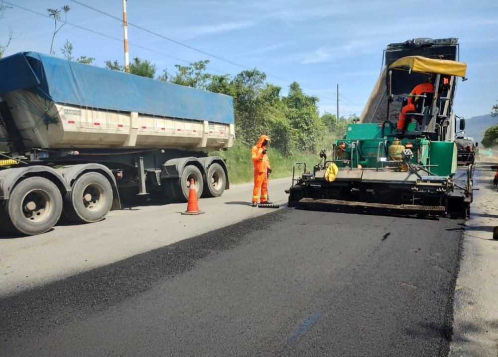 Trecho da BR-470 recebe investimento milionário para manutenção