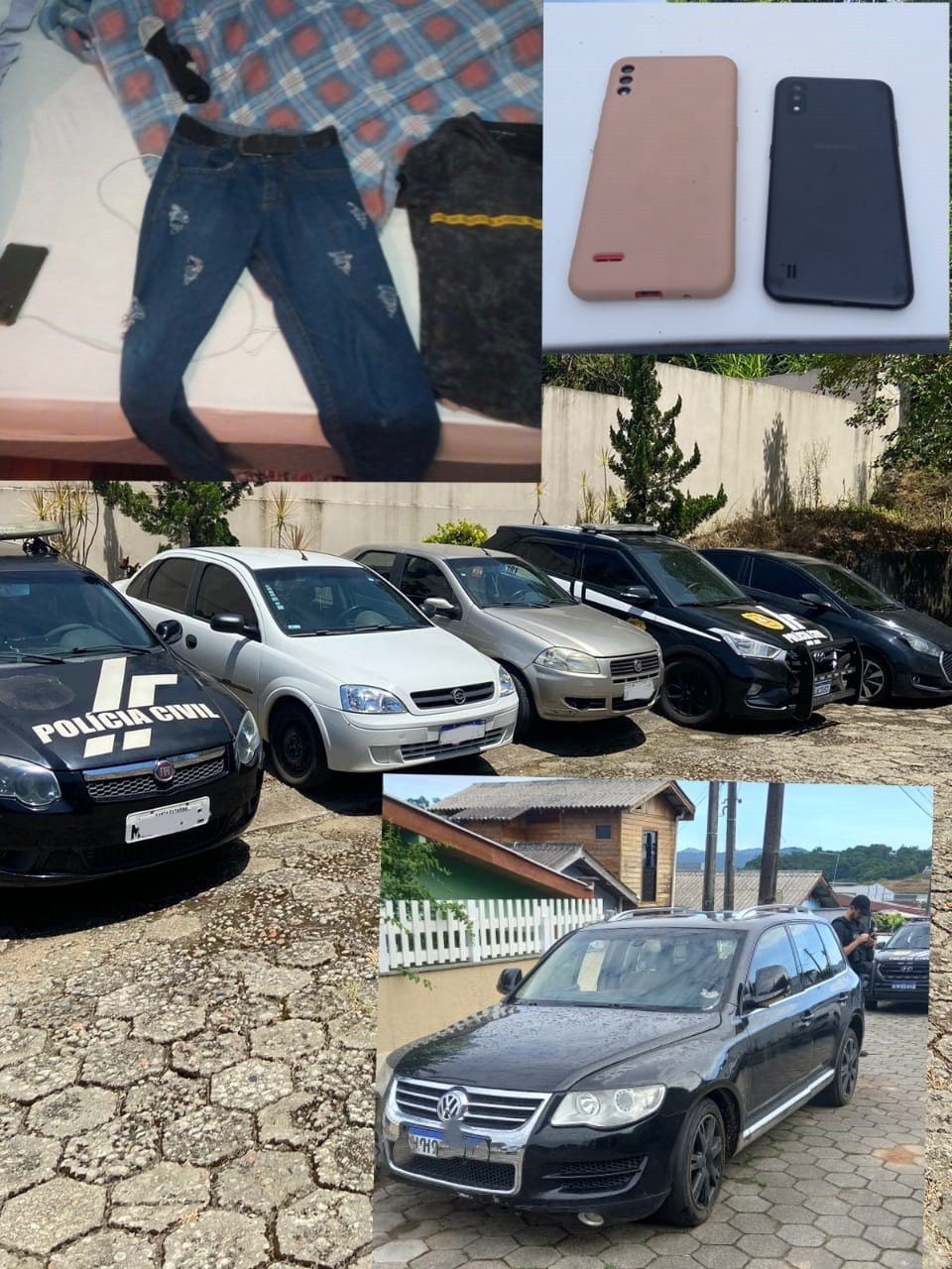 Polícia Civil cumpre mandados de busca e apreensão sobre roubo ocorrido em José Boiteux