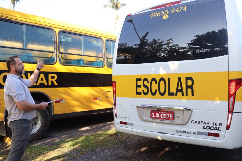 Gaspar começa agendamento de vistoria do transporte escolar particular